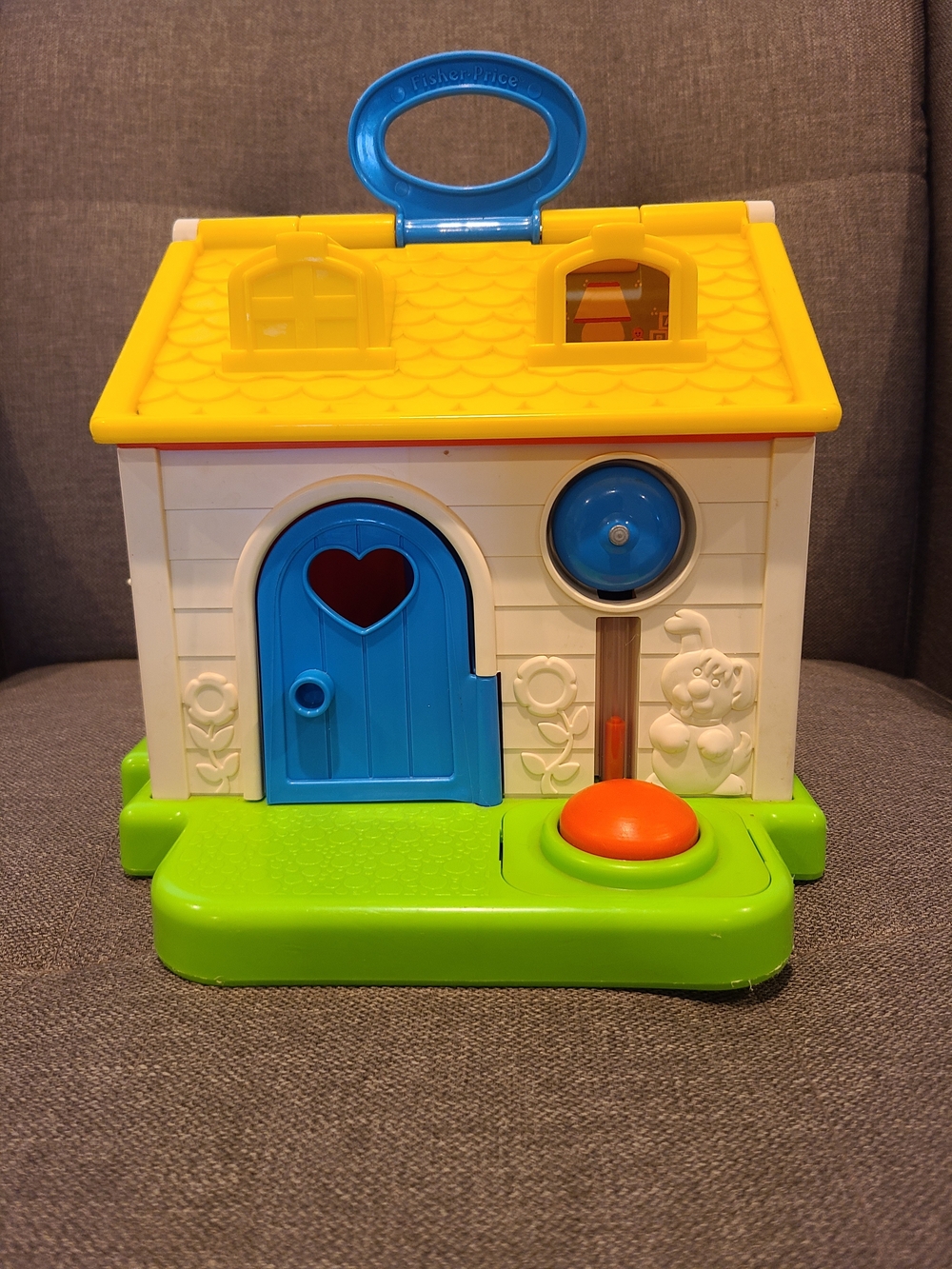 Fisher-Price Colorful Activity Playhouse Toy - Blue, Yellow, Green
